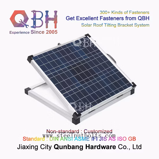Qbh Customized Photovoltaic Solar Power Energy Panel Installation Support Part