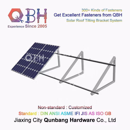Qbh Customized Photovoltaic Solar Power Energy Panel Installation Support Part