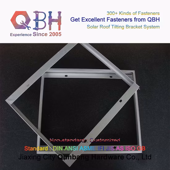 Qbh Customized Photovoltaic Solar Power Energy Panel Installation Support Part