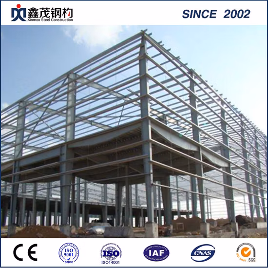 Anti-Seismic and Strong Prefabricated Galvanized Steel Structure Workshops Buildings